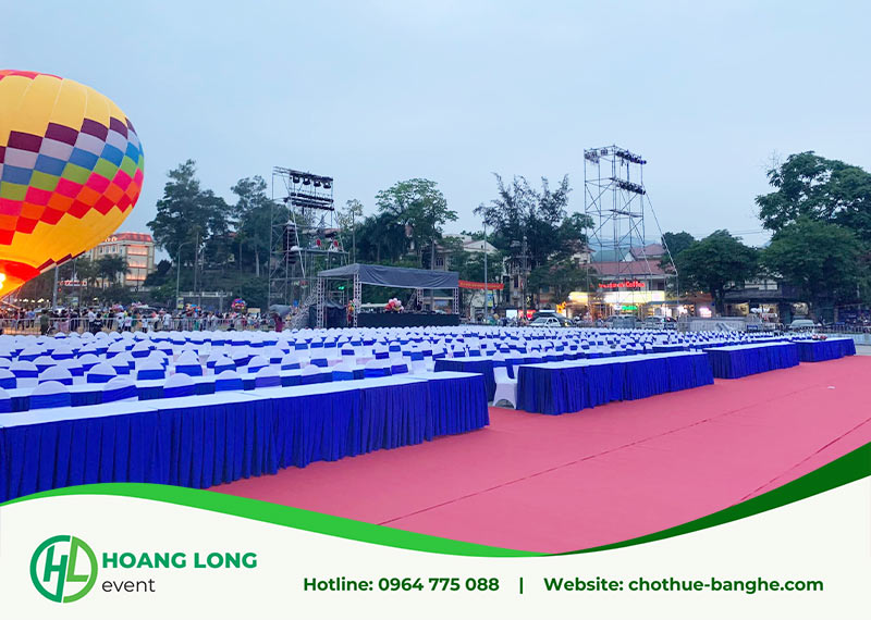 cho thuê bàn ghế ngoài trời 